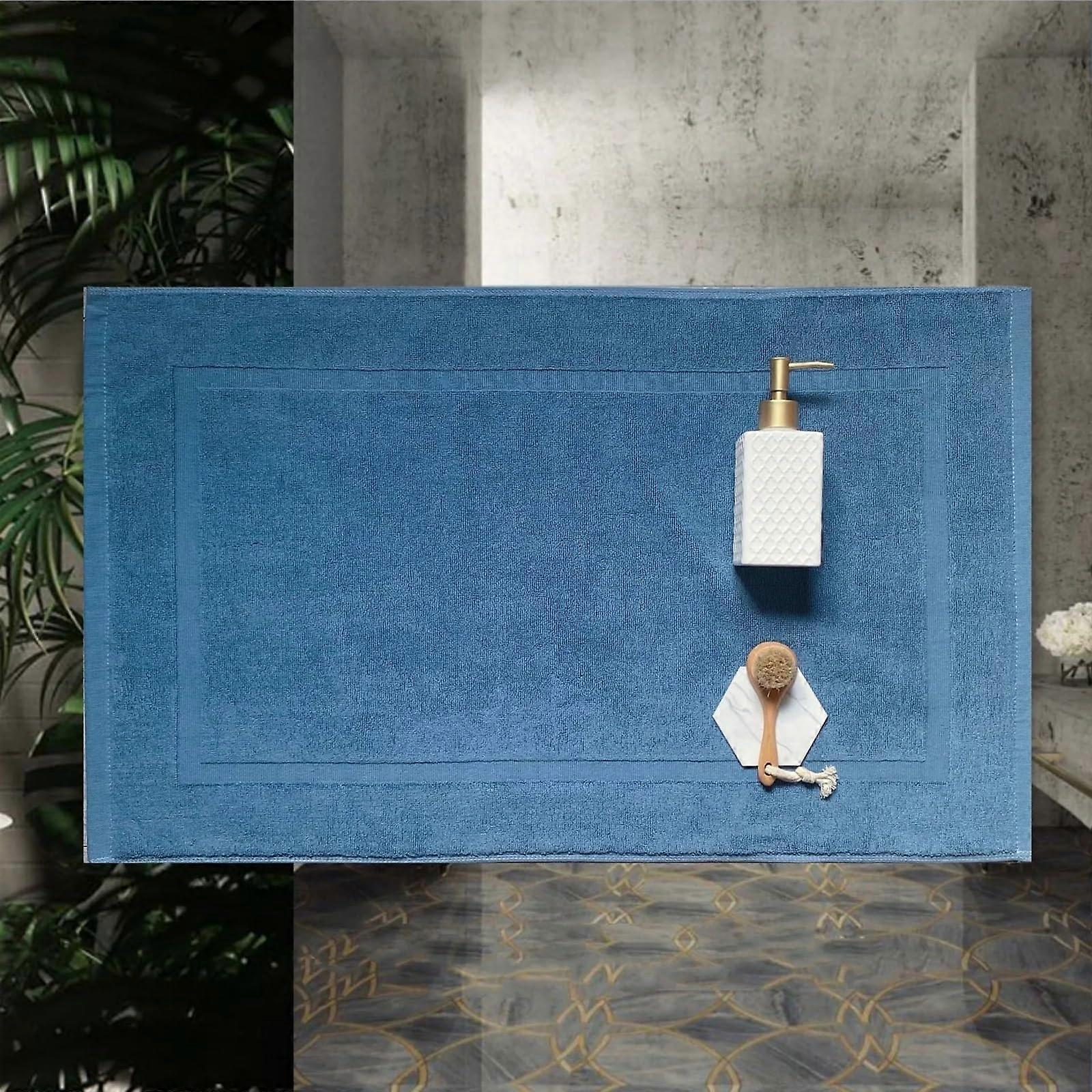 Bath Mat Cotton Soft Oversized 50x80cm Bathroom Towel Entrance Doormat Grounding Mats 1 Piece
