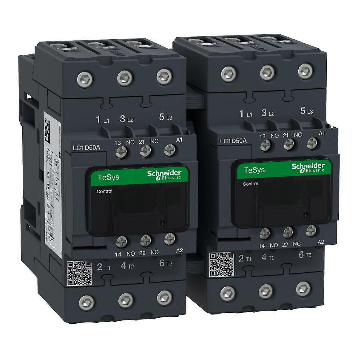 Schneider Contactor 110v Ac Coil 3-pole 22kw Reversing Lc2d50af7