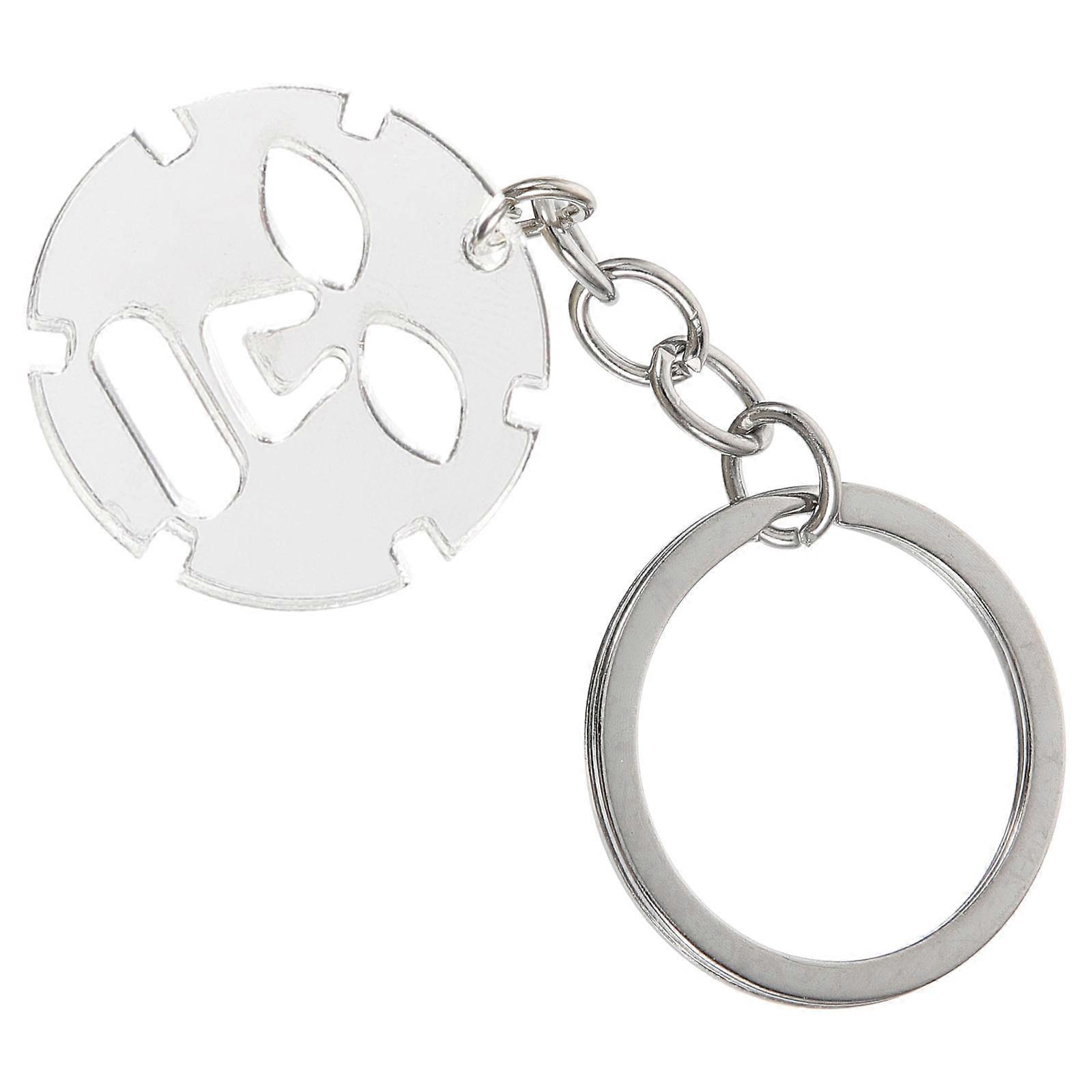 Ακρυλικό μπρελόκ για κλειδιά αυτοκινήτου με διάφορα χρώματα Ιδανικό για διακόσμηση και αξεσουάρ καθημερινού στυλ