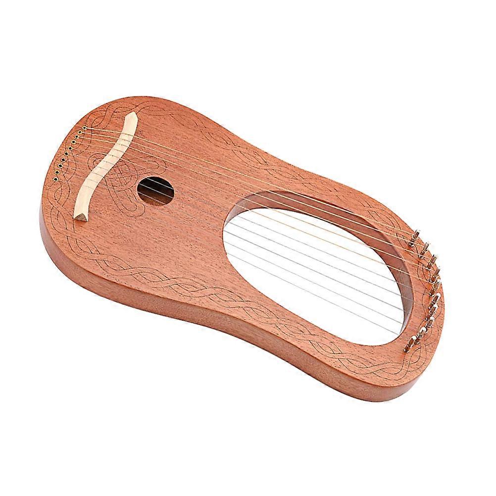 Portable 10 String Lyre Harp – Durable Musical Instrument with Smooth Edges for Comfortable Play and Enhanced Sound Quality, Ideal for Beginners