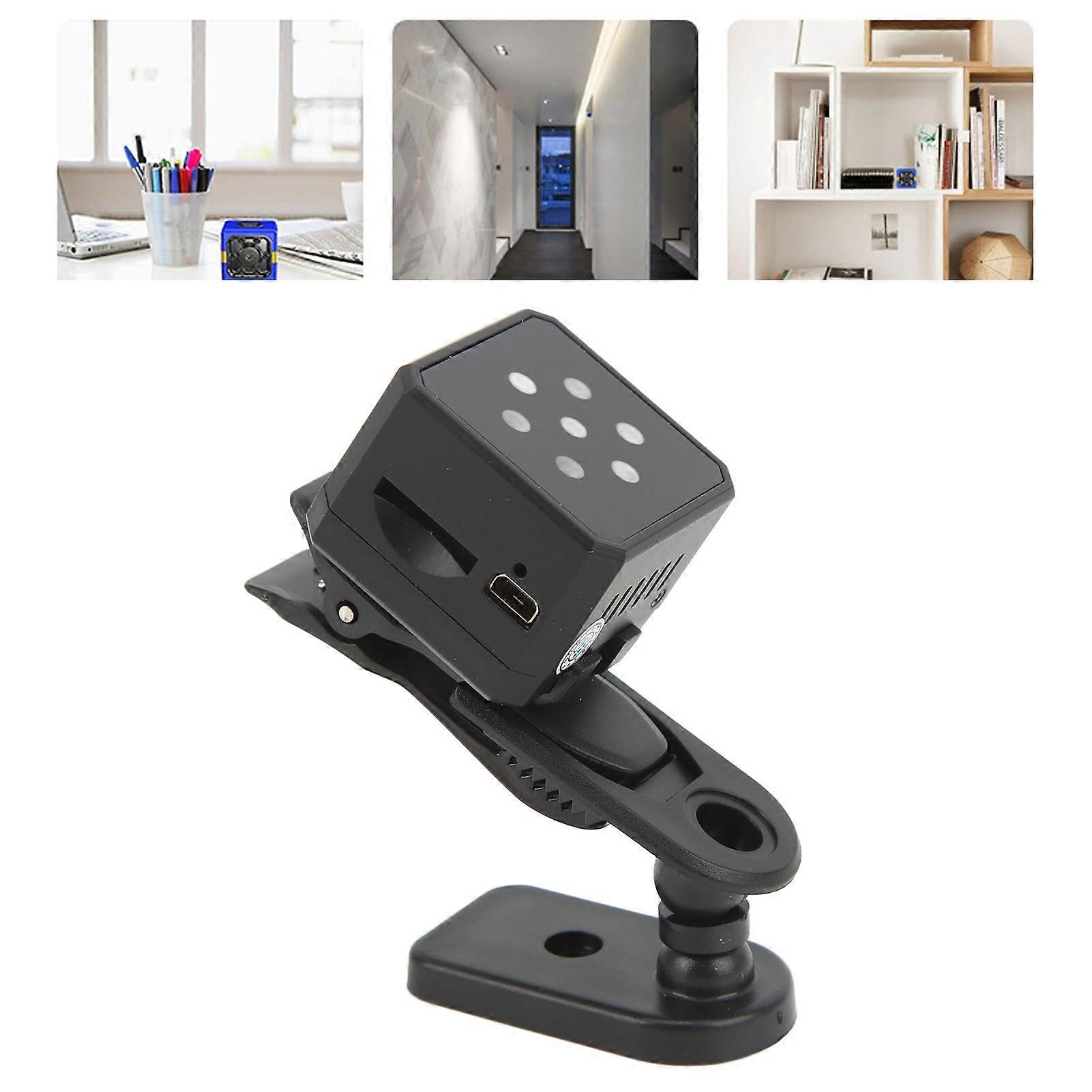 480P Mini Action Camera DV Camcorder Infrared Night Vision Wide Angle AP Hotspots with Clip Wristband Support 