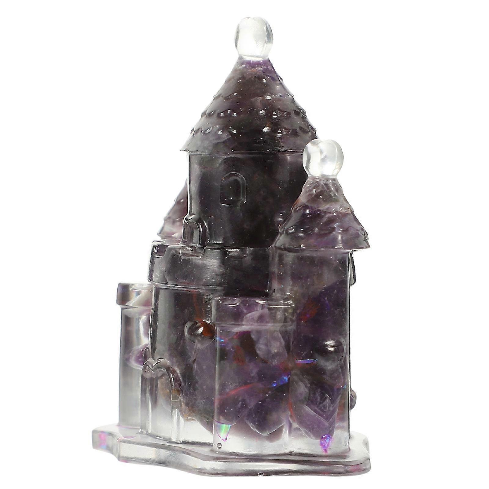 Unique Castle Shape Desk Cell Phone Holder Crafted From Resin For Friends And Women During Various Festivals 1Pcs