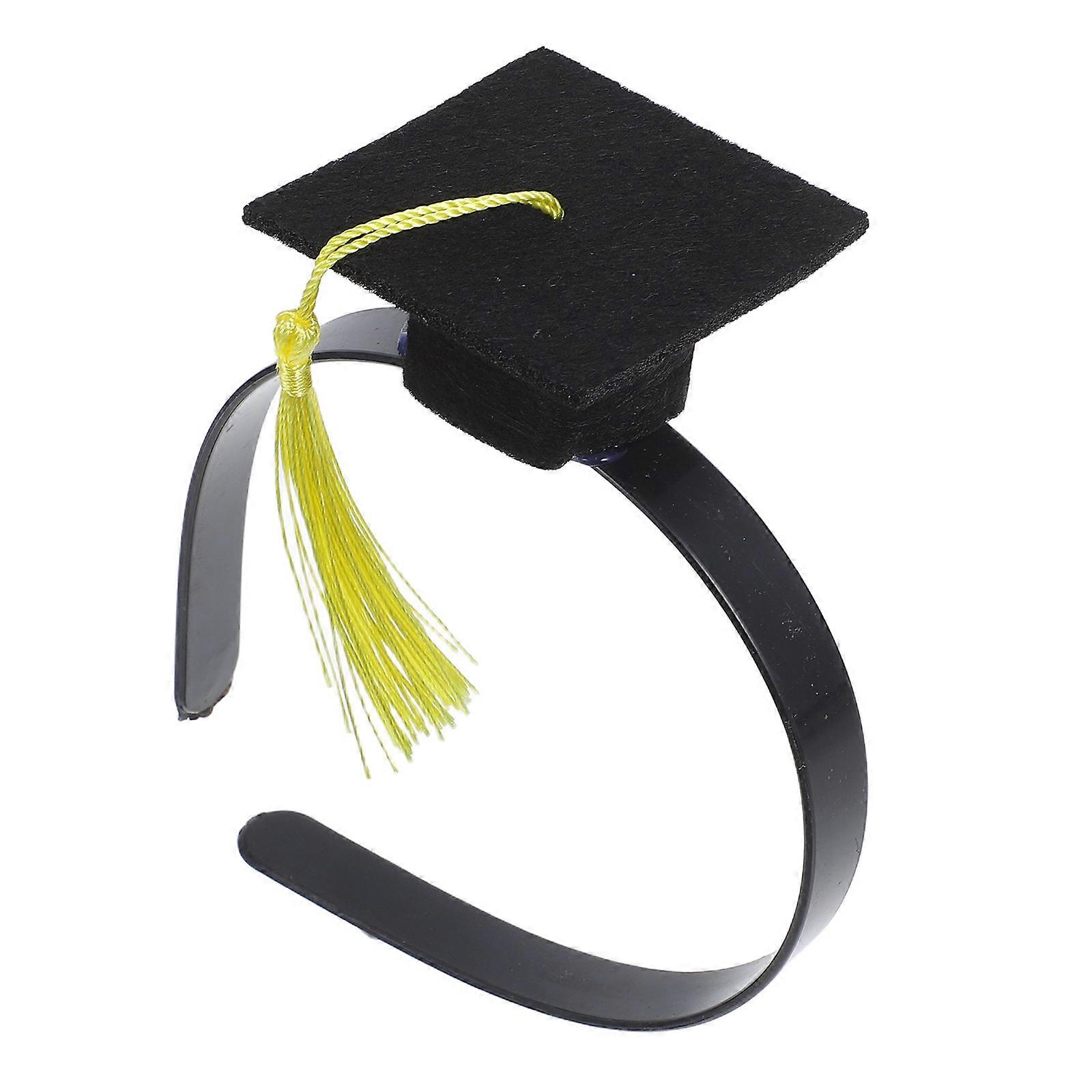 Mini Graduation Cap Headband – Lightweight Hair Accessory for Graduation Parties, Selfie Props & Unique Photo Sessions