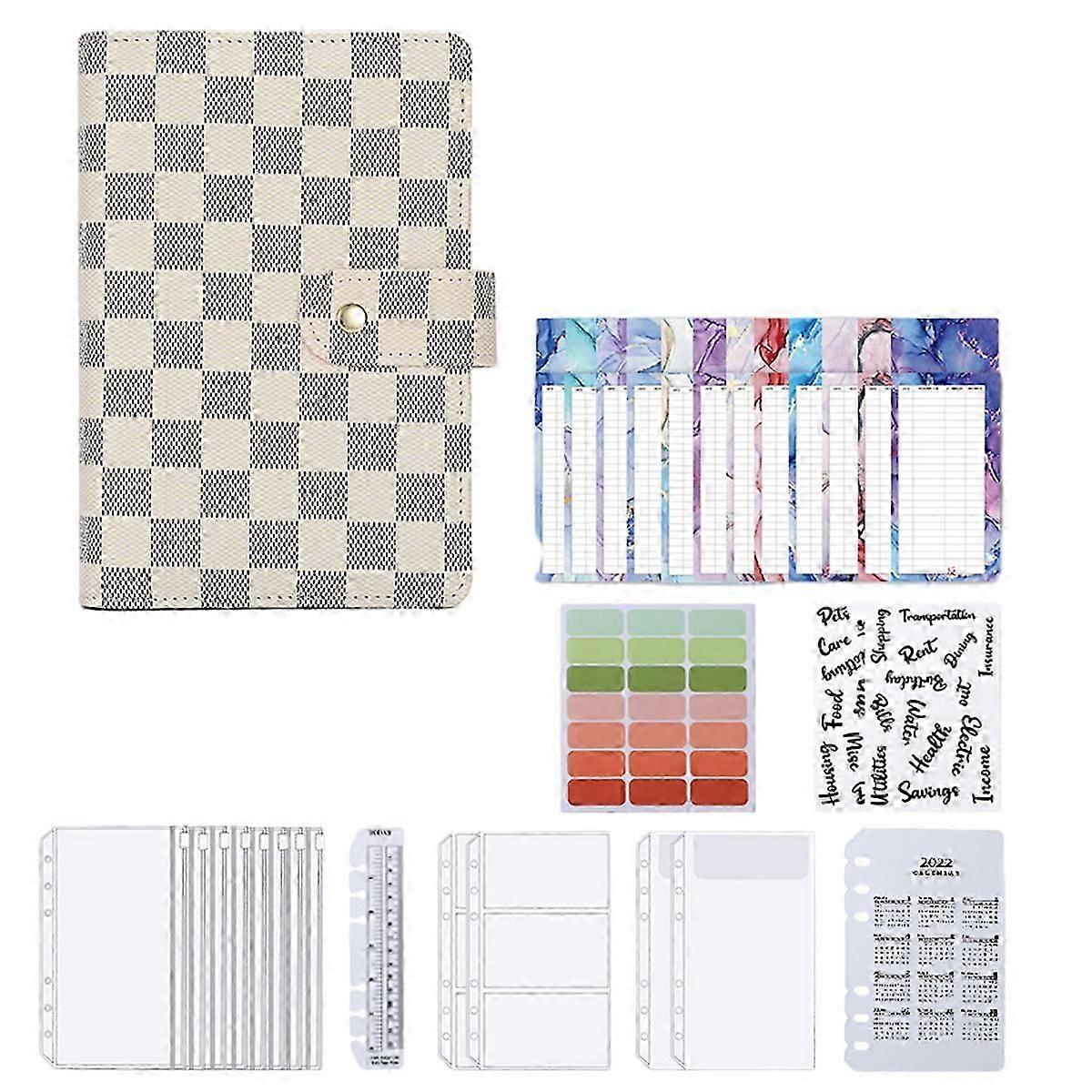 Budget Binder met Cash Envelop Budget, A6 Save Binder, Budget Binder met Zip envelop