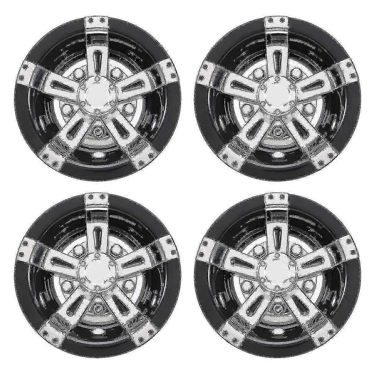 4 قطع 8 بوصة غطاء عجلة عربة الجولف ، 5 تحدث تصميم محور كاب لعربات الجولف للسيارة