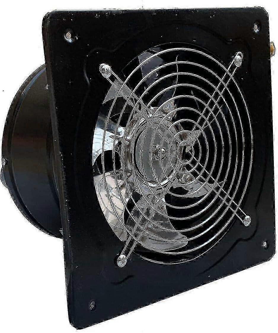High Power 80W 200mm Axial Fan with Metal Housing for Industrial & Kitchen Exhaust, 1250m3/h Airflow for Efficient Ventilation