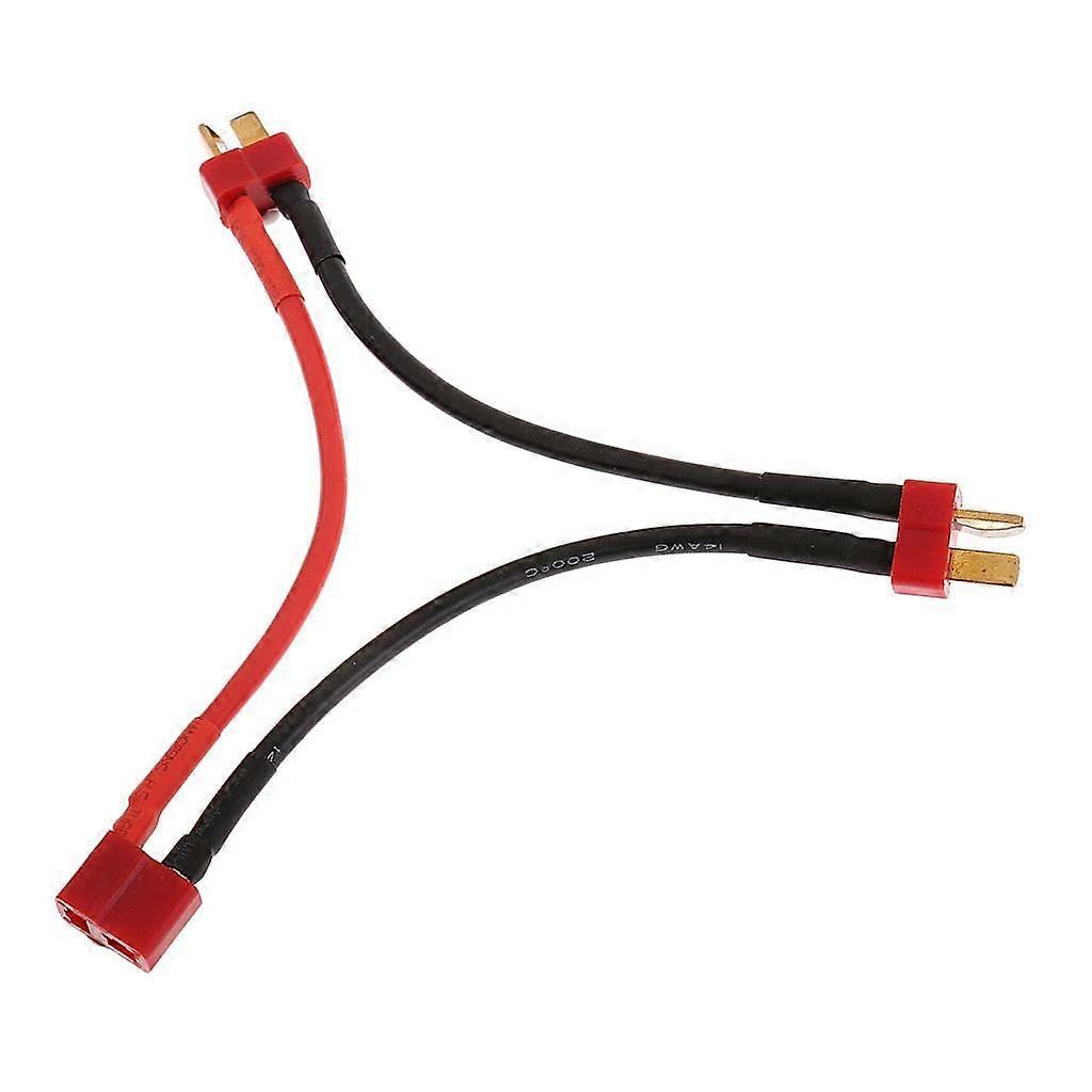 T-Stecker 14AWG RC LiPo Battery Connection Cable for Remote Control Vehicles, High-Performance, Durable, 14 Gauge
