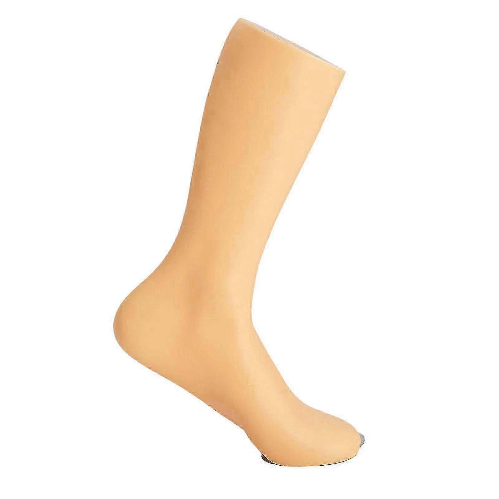 Free Standing Male Feet Mannequin, Sock Display Foot Toys Reusable Durable Portable Stretcher for Showcase Shop Men