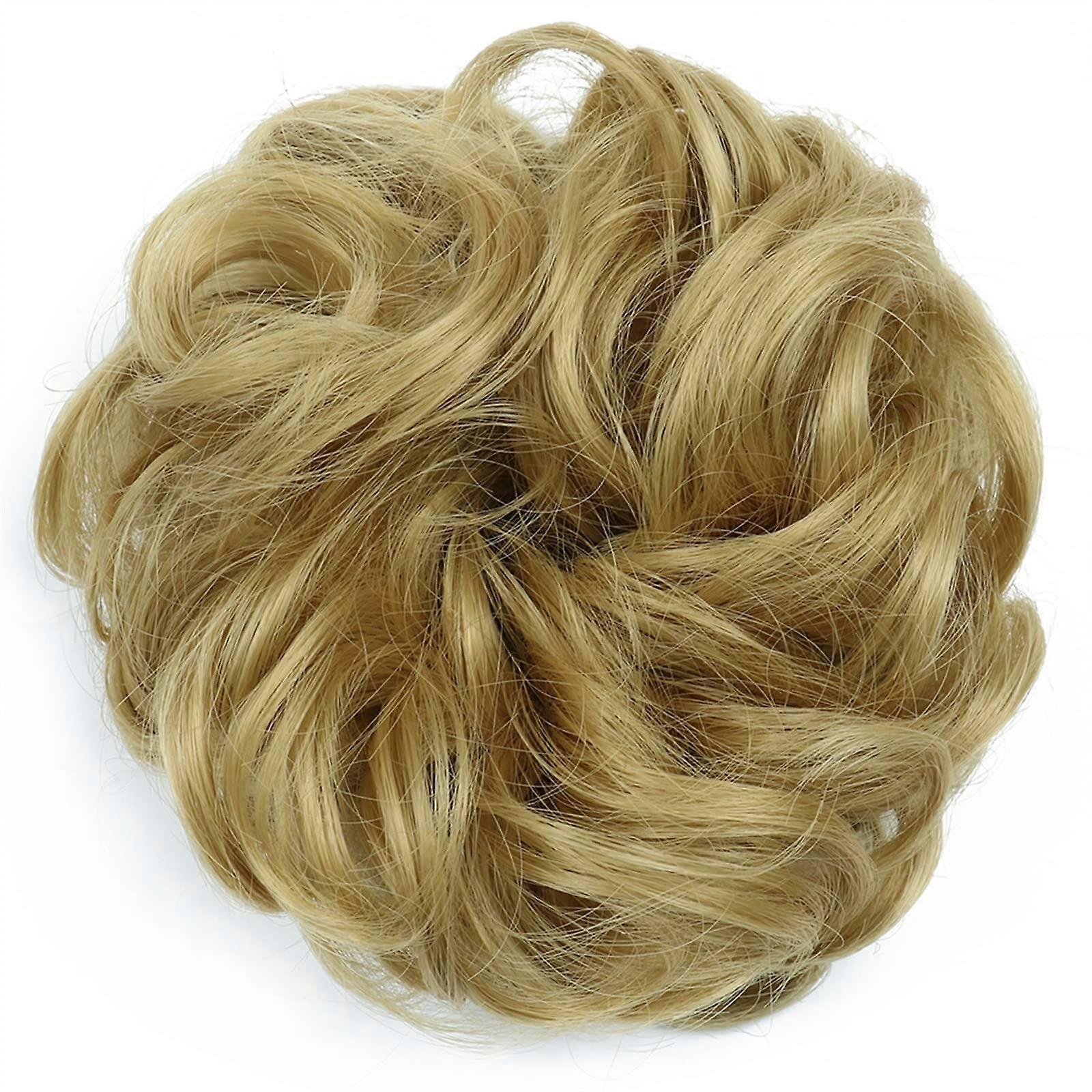 Hair Bun Extensions Synthetic Messy Bun Donut Ponytail with Elastic Band for Women - 27 Inch, Easy to Use, Natural Look