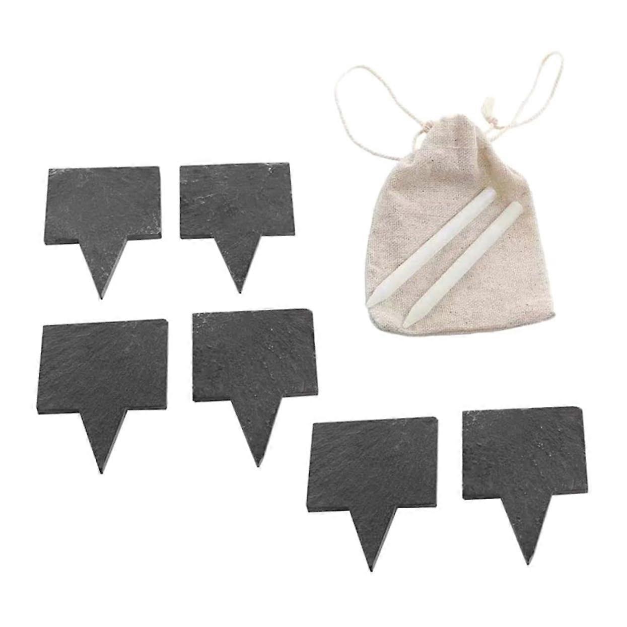 1set Square Cheese Toppers Labels for Cakes and Desserts Quality Insert Decor Markers and Burlap Bag for Parties and Celebrations