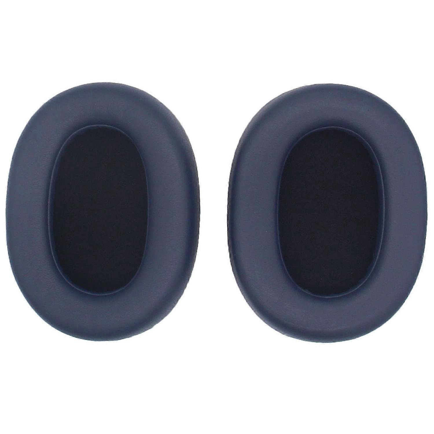 JZF-400 Pour Jabra Elite 85h Casque Coussinets Cuir Protéiné + Éponge Casque Protecteur D’oreille - Bleu Foncé
