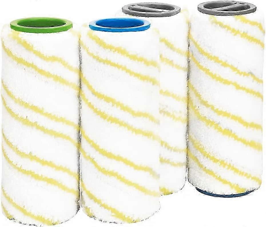 Set of 4 Replacement Rollers for Krcher FC7 FC5 FC3 Floor Cleaner without FI Accessory 2.055-006.0