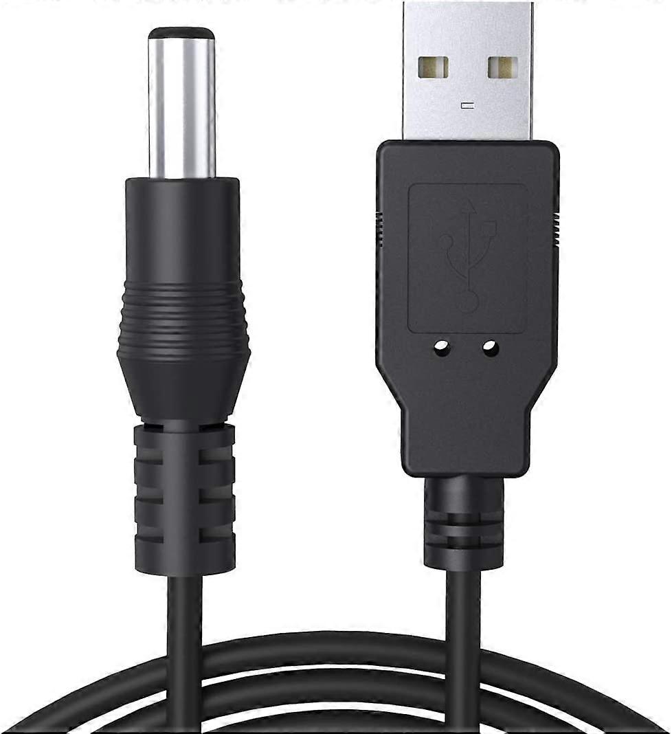 5V USB to DC Cable 0.8m, USB to DC Barrel Jack Power Cable 5.5x2.1mm for Cameras, LED Strips, and Devices