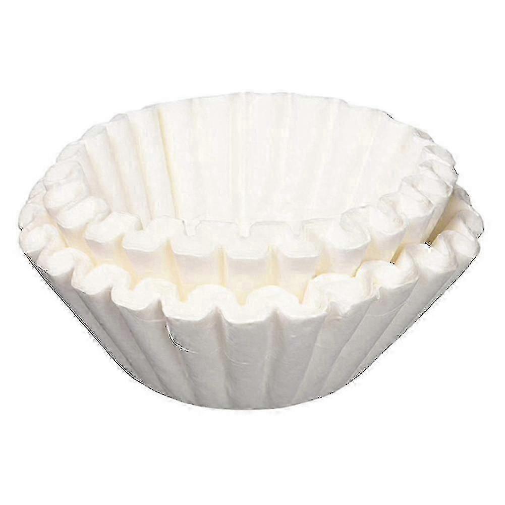 500Pcs Disposable Coffee Filters for 8/12 Cup Single Serve Coffee Machines, Compatible with Most Brewers, Cake Cup Paper Filters