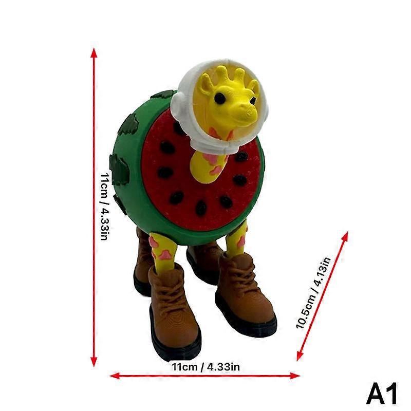Tralalero Tralala Brainrot Tung Tung Tung Sahur Figure 3d Printed Frulli Frulla Statue Joint Movable Model Car Home Ornament