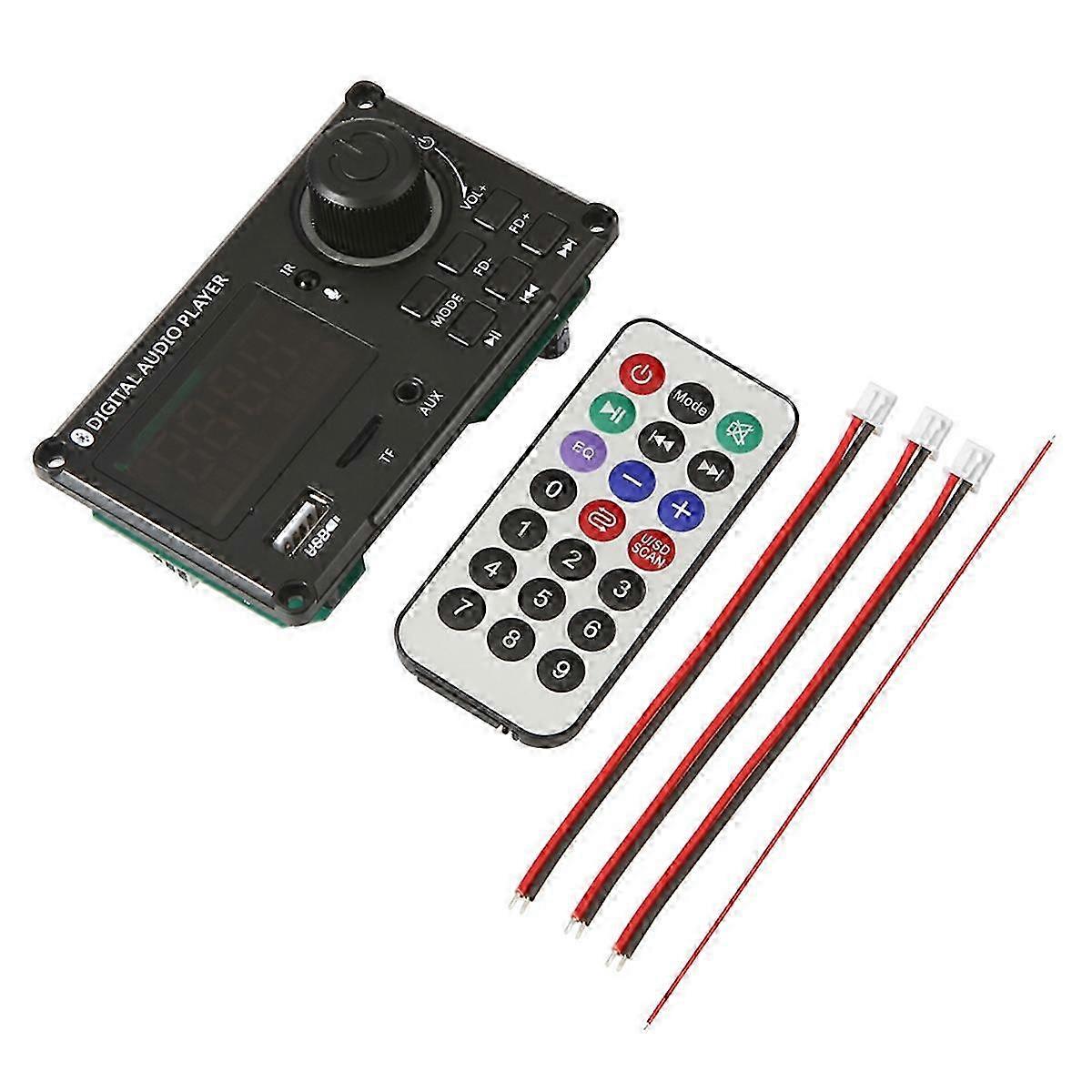 100W Amplifier DC 8-24V DIY MP3 Decoder Board Bluetooth 12V 2x50W