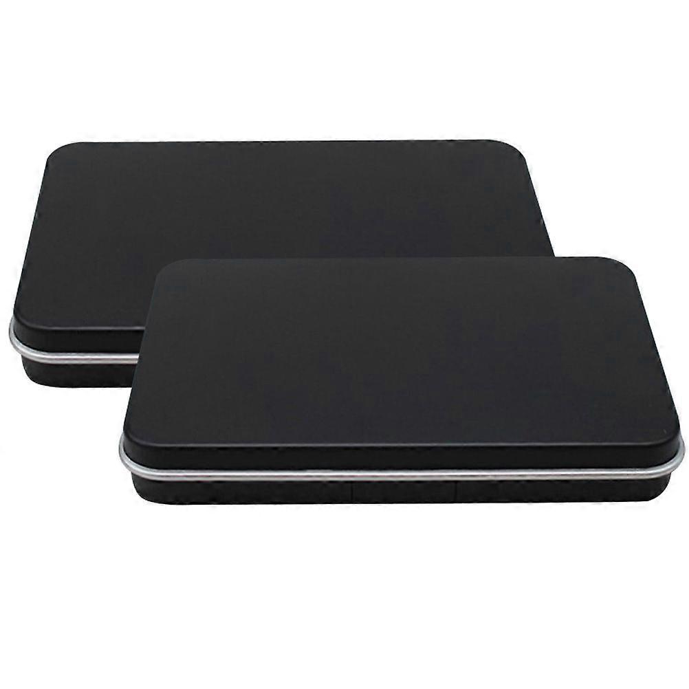 2Pcs Empty Eyeshadow Cases Eyeshadow Makeup Cases DIY Makeup Boxes with Mirror