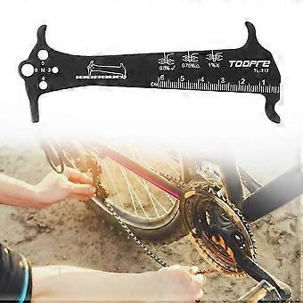 Bicycle Chain Wear Indicator Ruler | Aluminum Alloy Bike Chain Gauge Measurement Tool