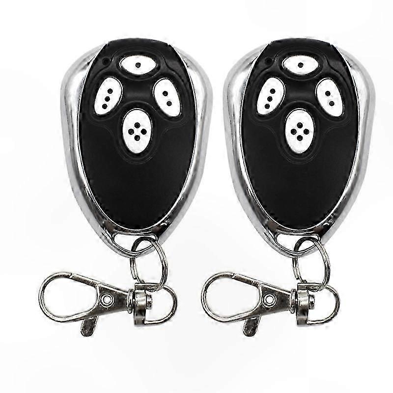2 Pack Rolling Code Remote Control for Garage Gates 433MHz AT-4-Compatible Systems