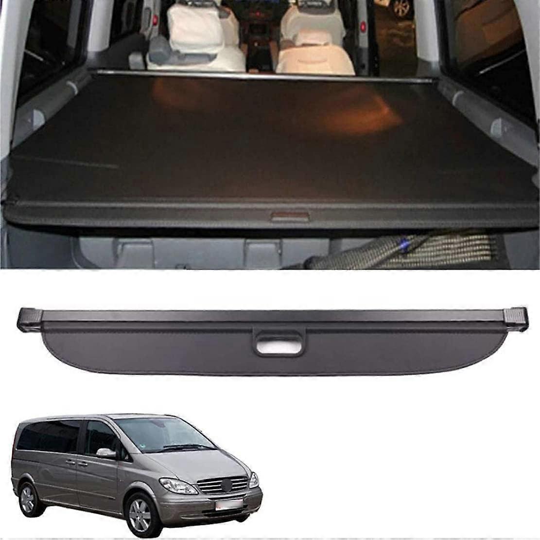 Retractable Rear Cargo Cover Trunk Luggage Shade Shield Accessories for Mercedes Benz V Class Viano Vito 2010-2020