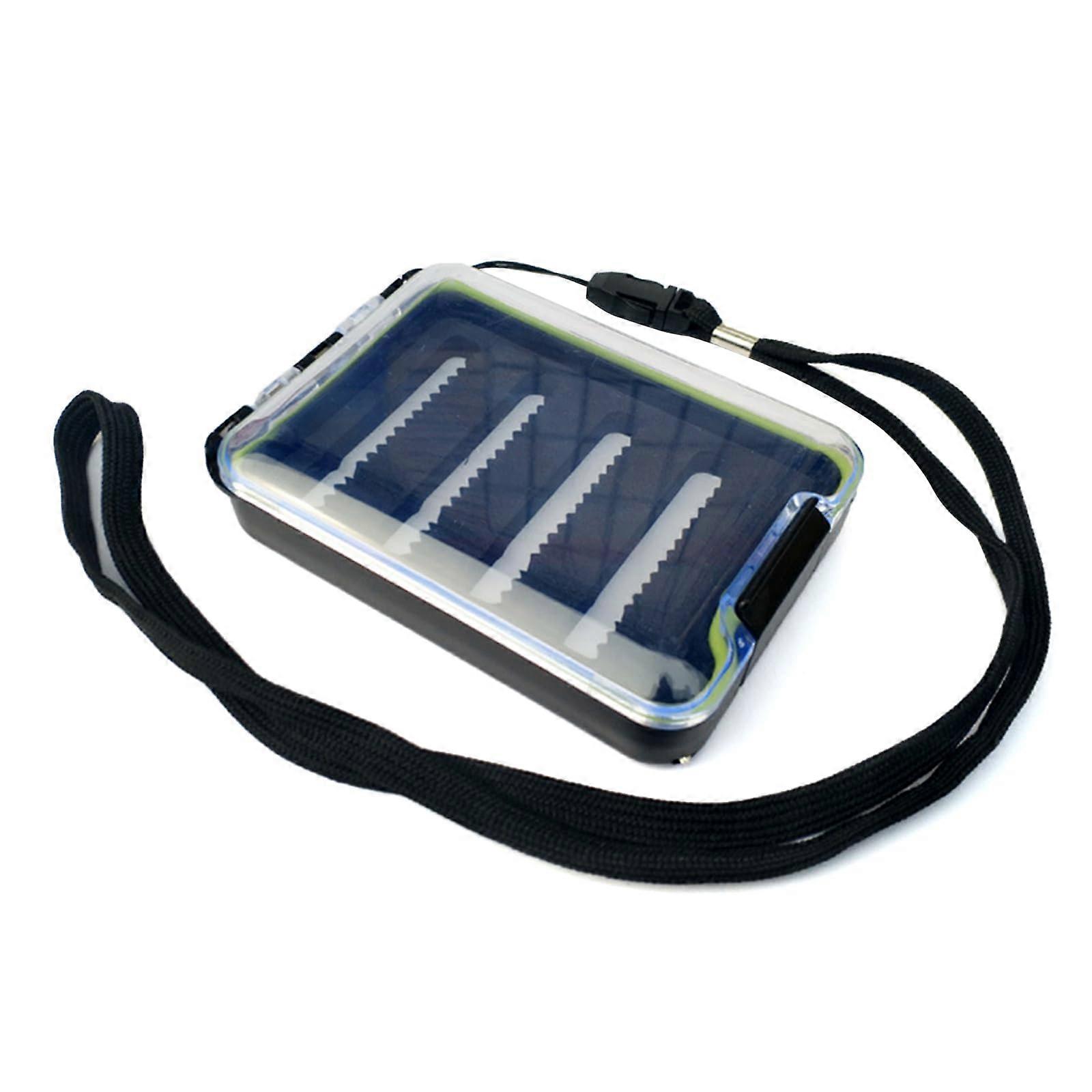 Acrylic Fly Fishing Case Waterproof Tackle Box Hook Organizer Keeps Hooks Neatly Organized Lightweight Compact Clear