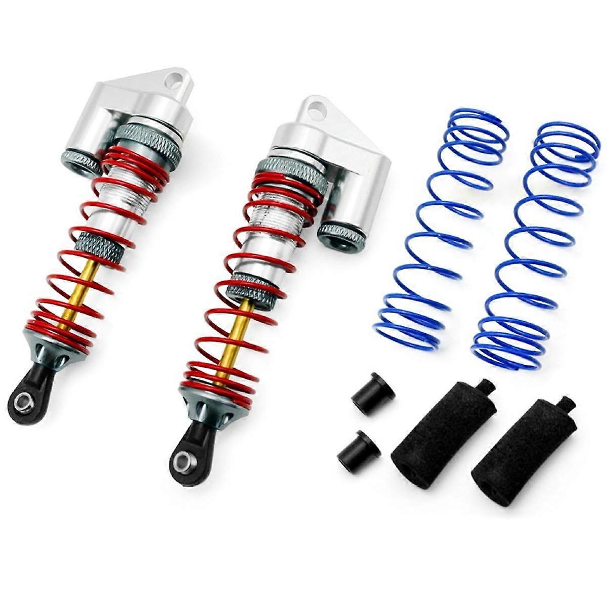 1/10Rc Climbing Car, 1 Pair Shock Absorbers with Spare Spring A, 90mm Hole Spacing, Suitable for TR