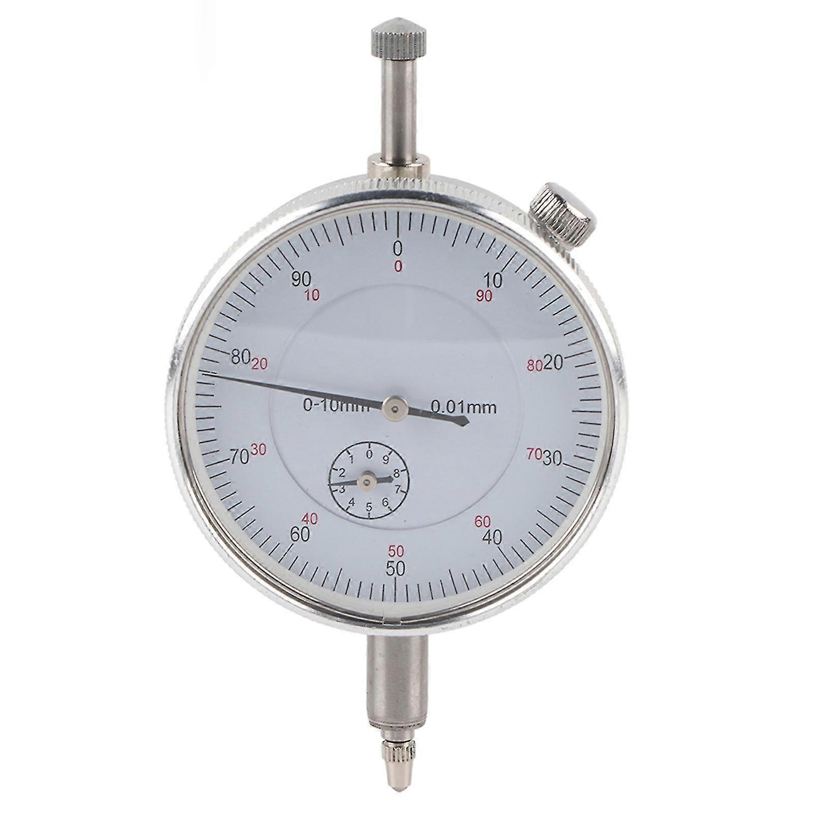 2025 Dial Indicator Gauge 0-10mm Range, 0.01mm Accuracy
