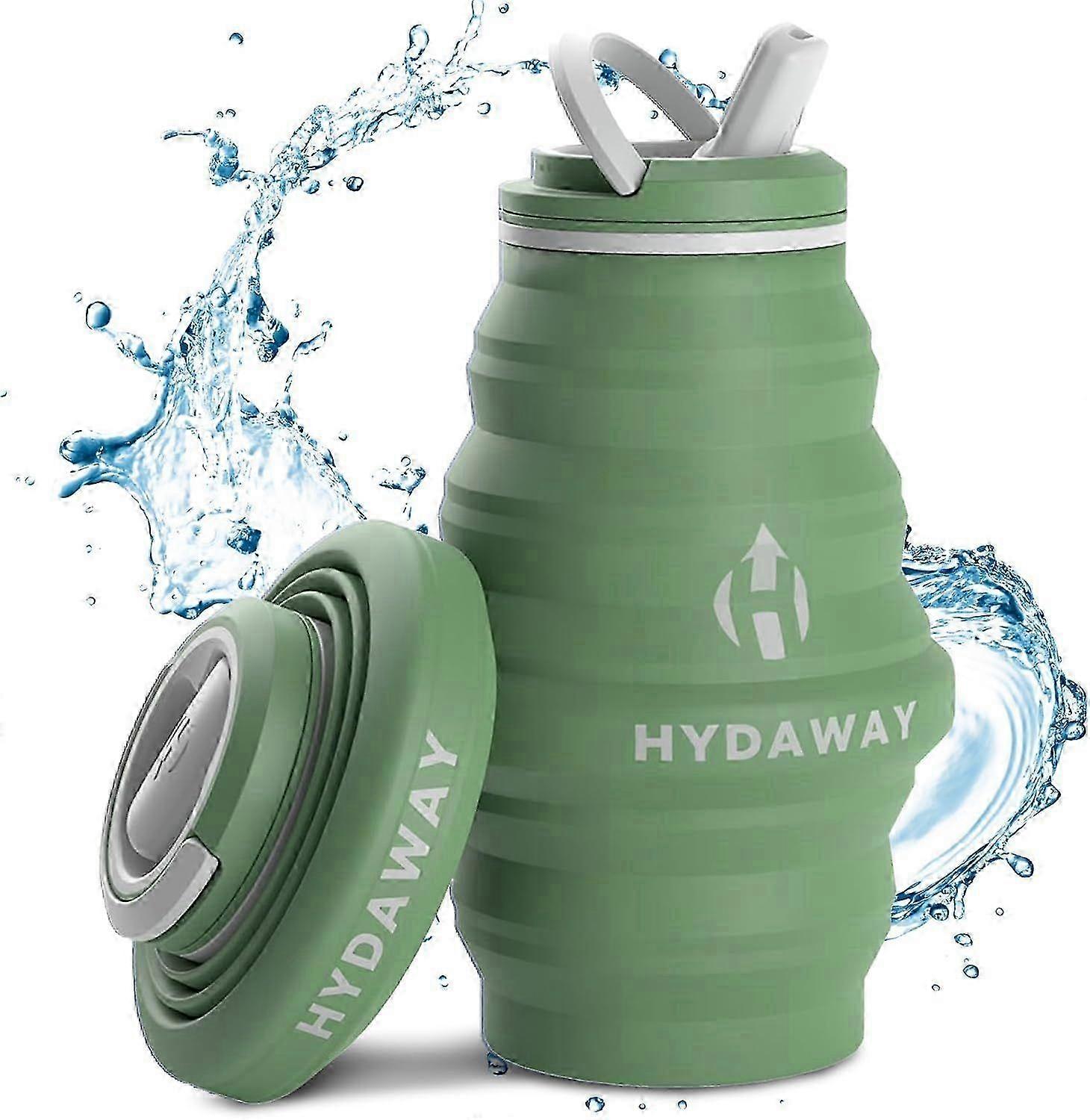 2025 Latest Model 17oz Collapsible Water Bottle - BPA-Free, Leakproof