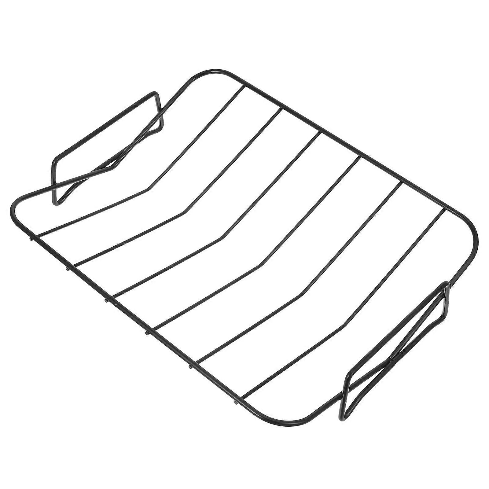 Portable Bbq Grill Rack for Secure Meat Placement Outdoor Use