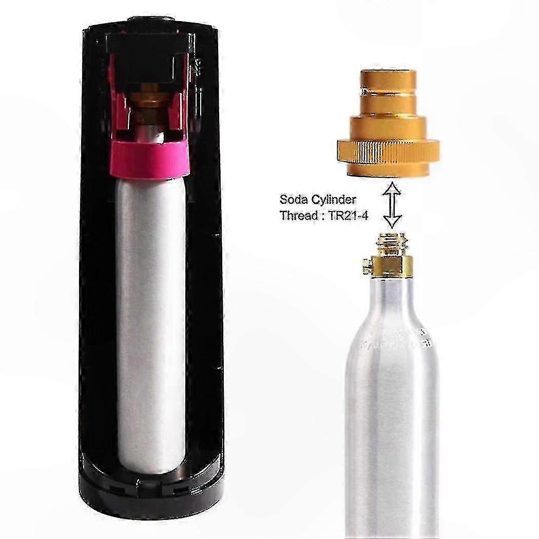 Adapter for CO2 Soda Water Sparkling Systems, Compatible with Soda Machines and Tank Canisters