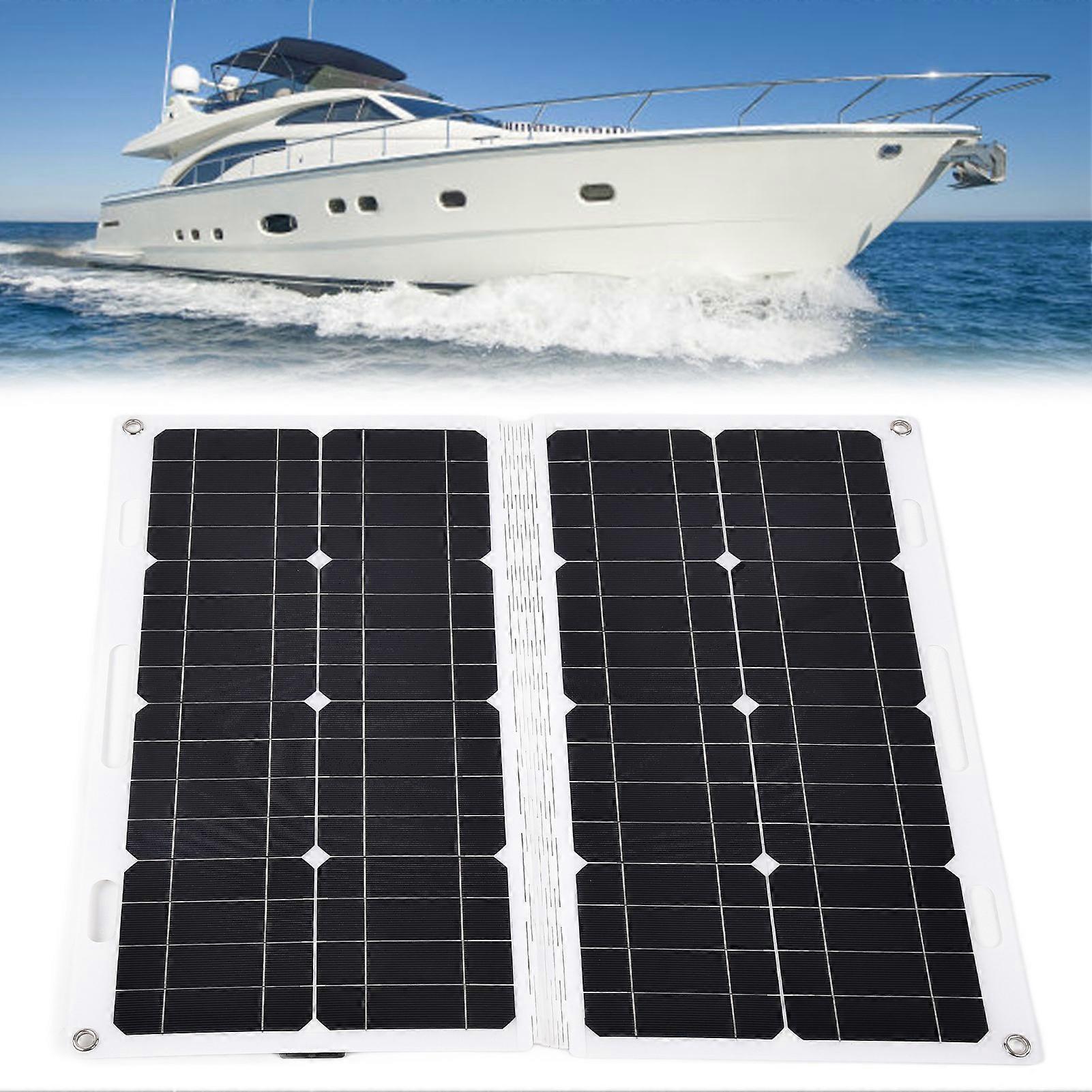 Portable 50W 18V Foldable Solar Panel Kit 61x54cm Waterproof