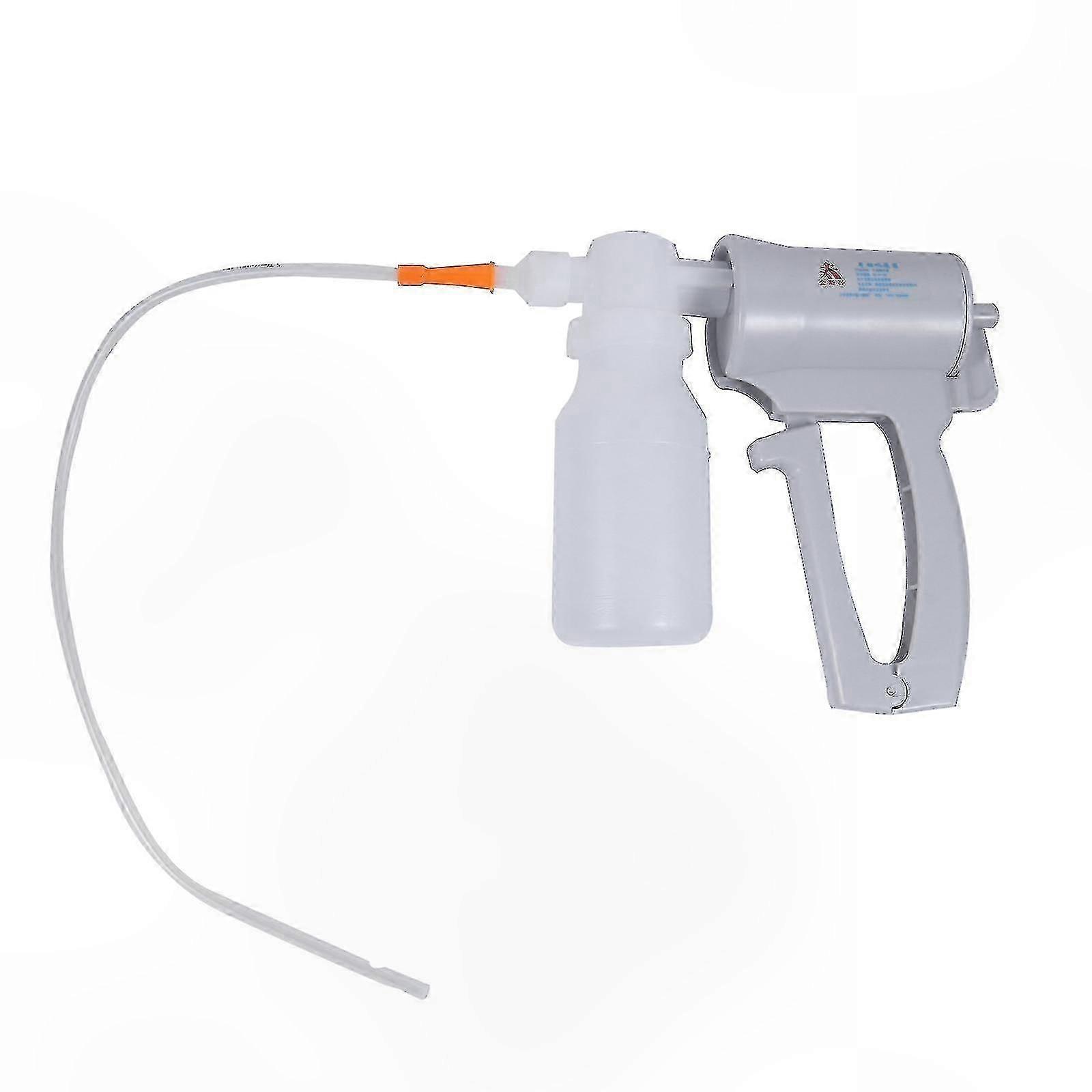Single Portable Handheld Suction Device for Sputum Clearance with Manual Operation