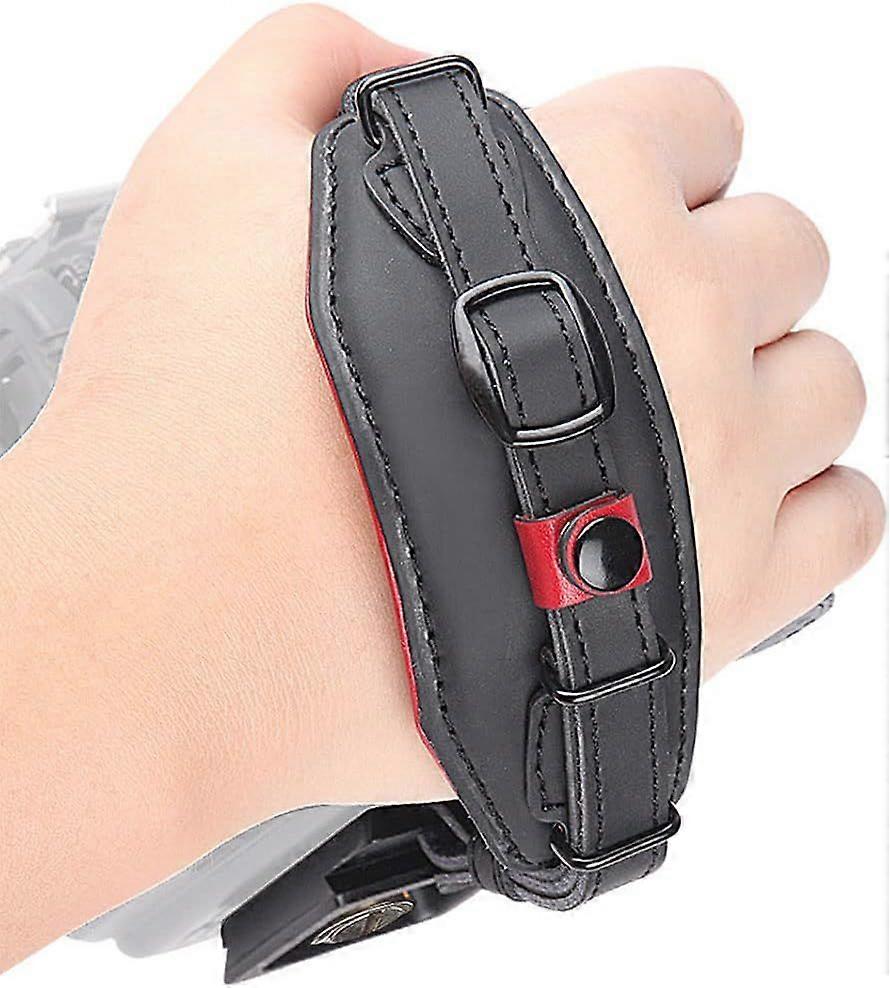 Leather Camera Hand Strap,E6 Comfortable Camera Wrist Strap with Quick Release