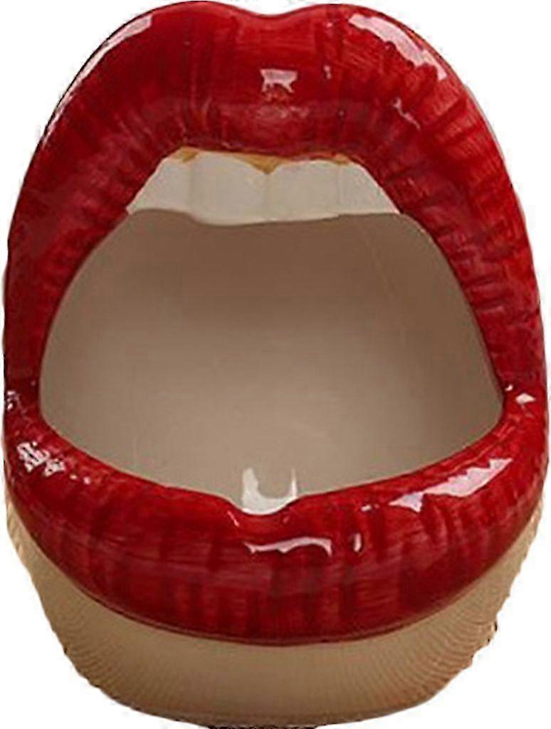 Creative Lips Ashtray Smokeless Wine Red