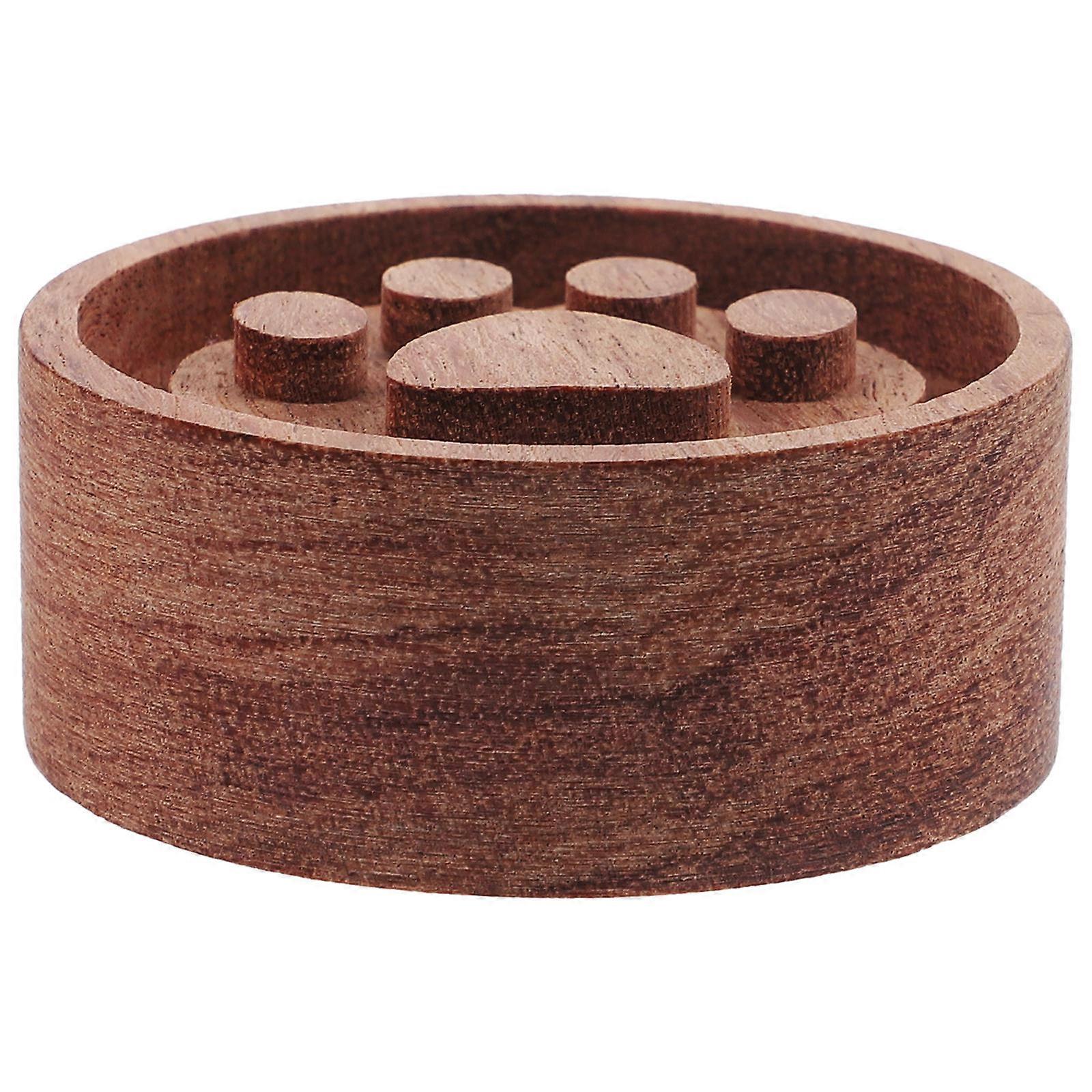Brown Essential Oil Diffuser Wooden Aromatherapy Diffuser for Home 2Pcs