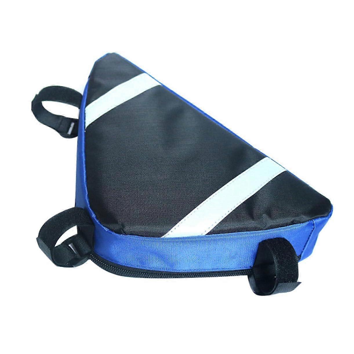 Mountain Bike Frame Bag Triangle Pouch for Road/Commuter Bikes, Left/Right Side Mount, Holds Phone Wallet Keys
