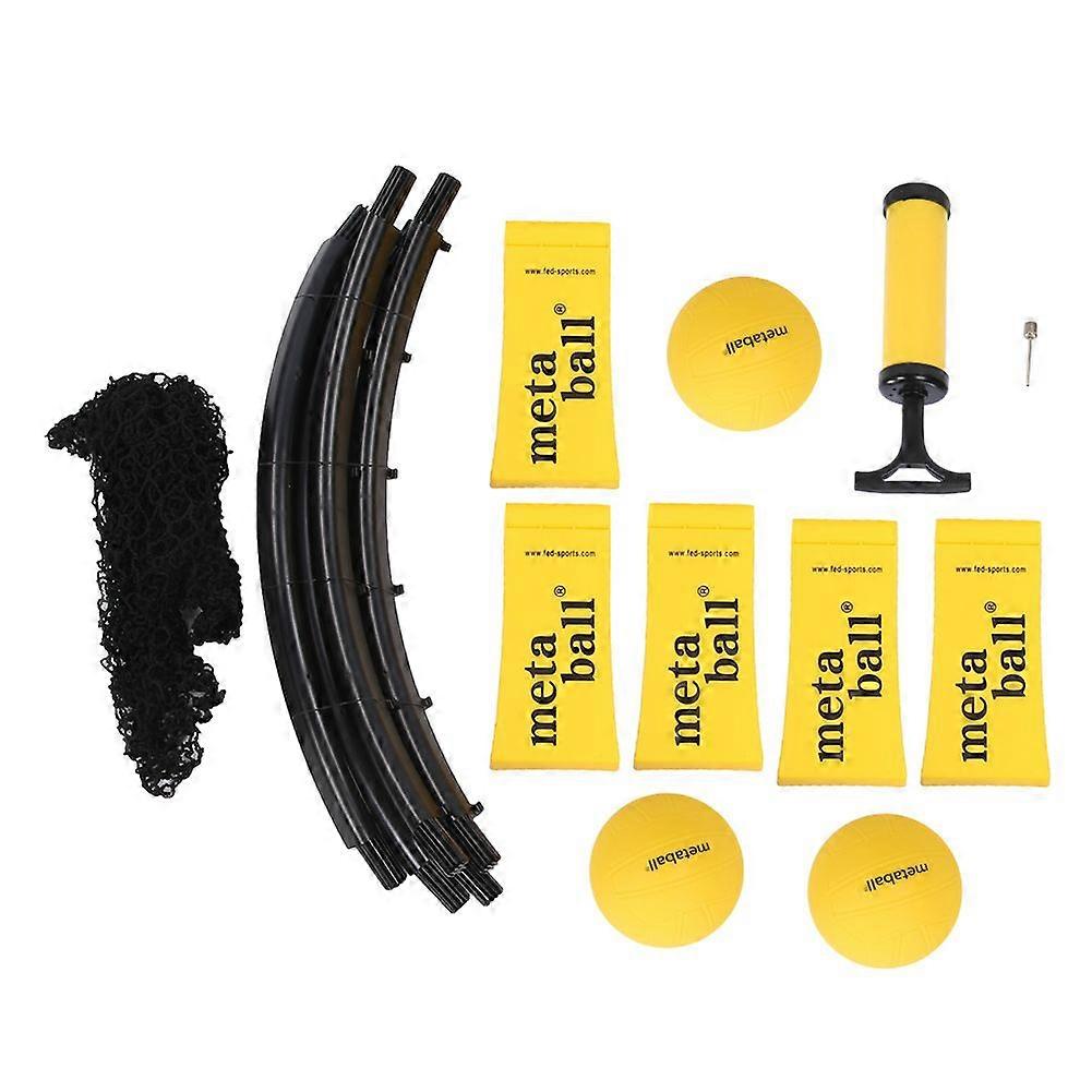 Mini Beach Volleyball Ball Game Set with Inflator for Leisure Entertainment Fitness Party