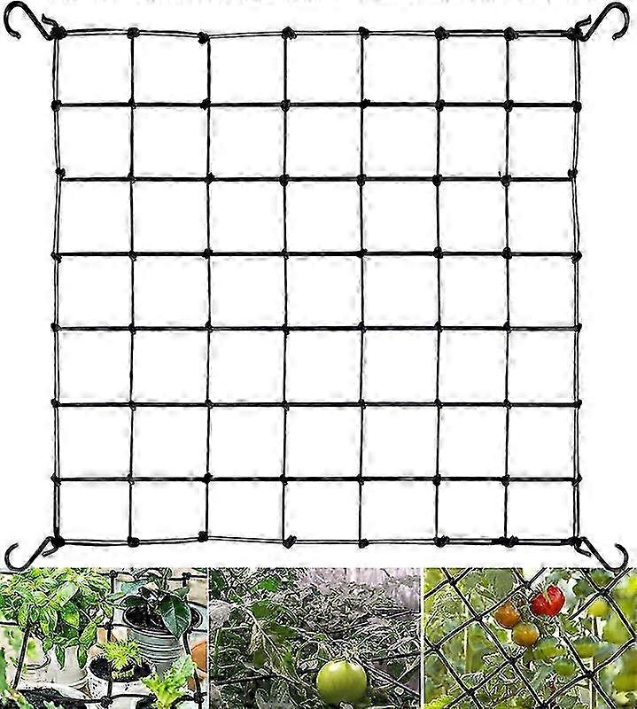 90*90cm Elastic Mesh Plant Support Rolling Trellis for Planting Tents, Hydroponic Planting Room Rolling Trellis and Heavy Duty Universal Trellis with