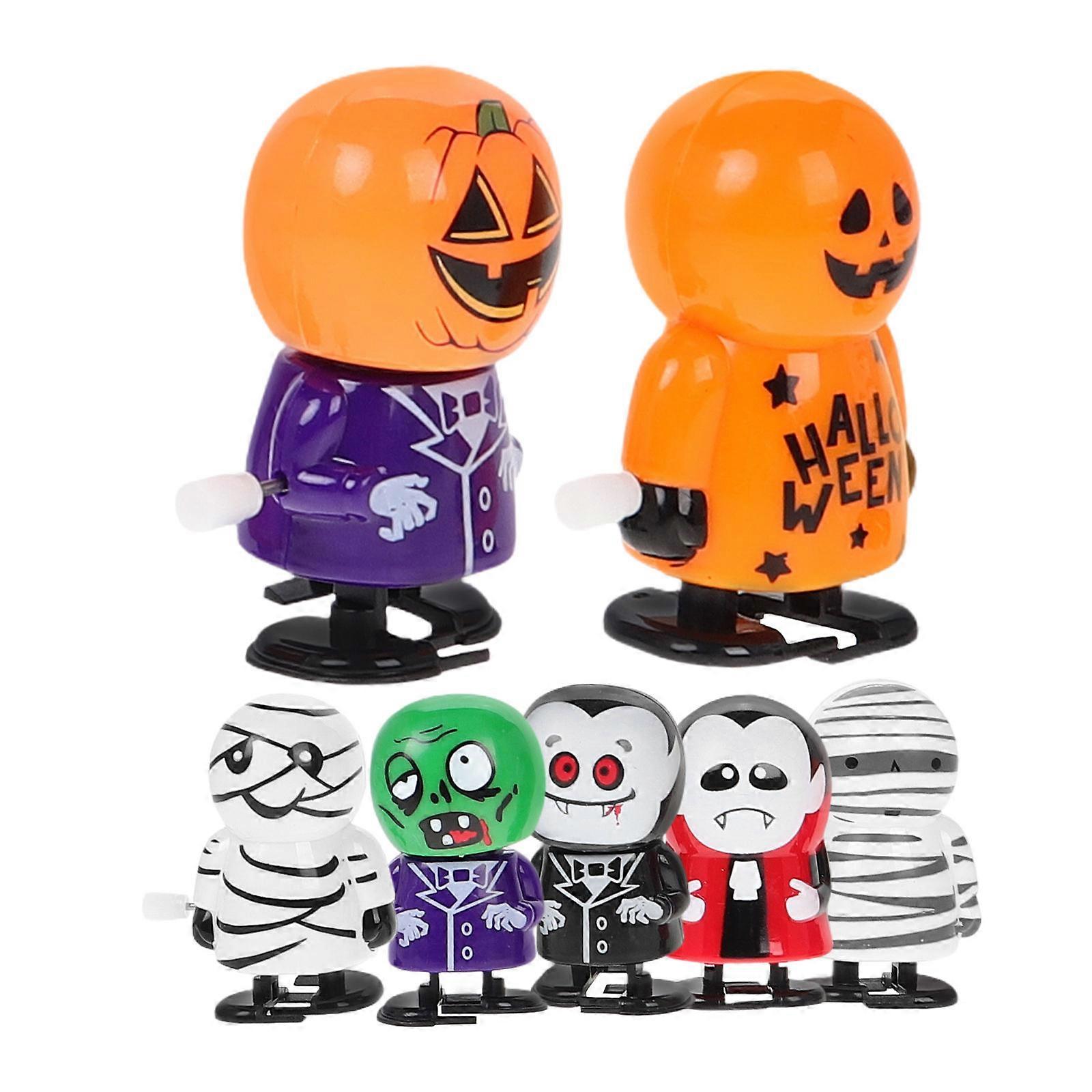 Wind Up Toy Halloween Walking Toy for Party Use 7Pcs Plastic Playthings