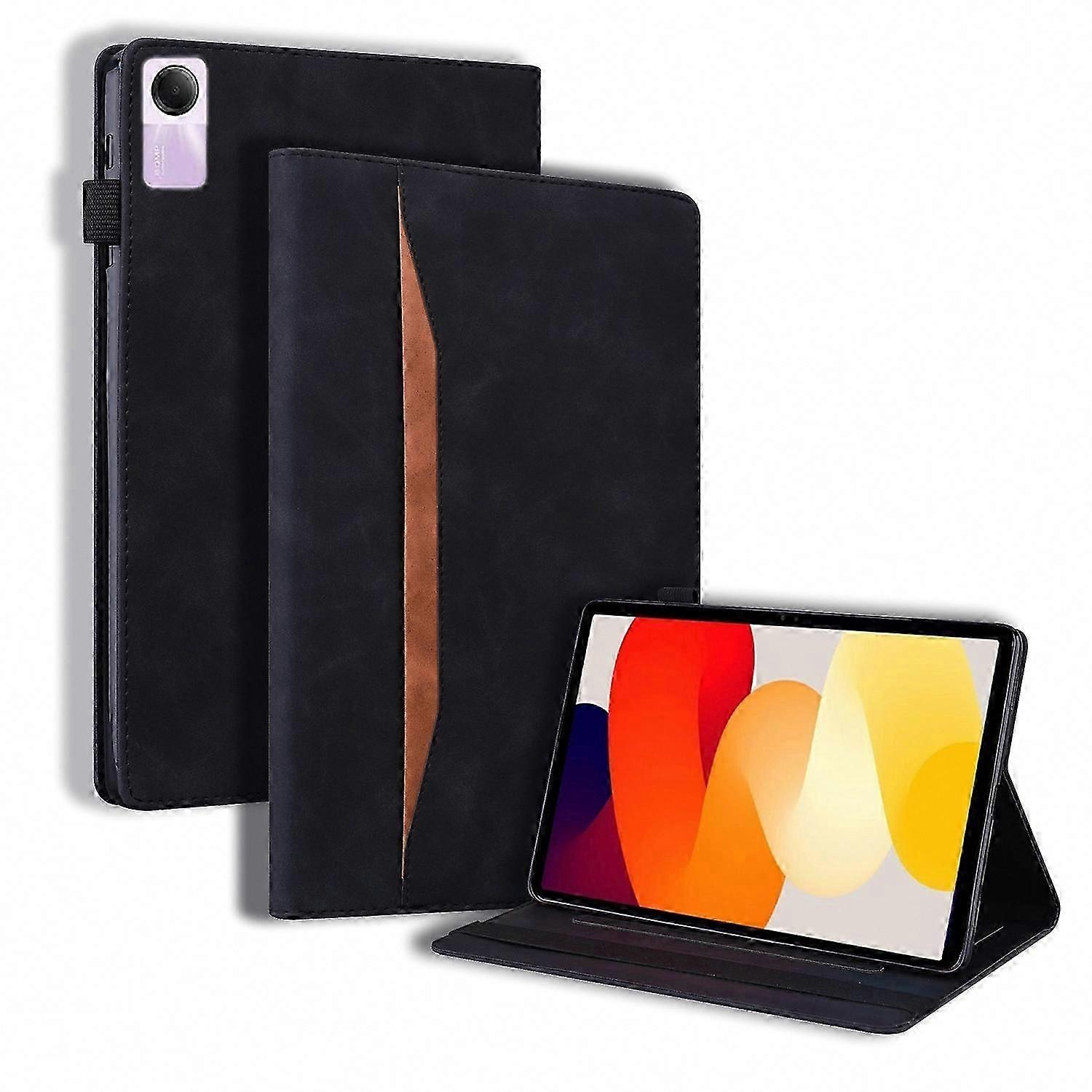 Splicing Leather Tablet Case For  Redmi Pad SE