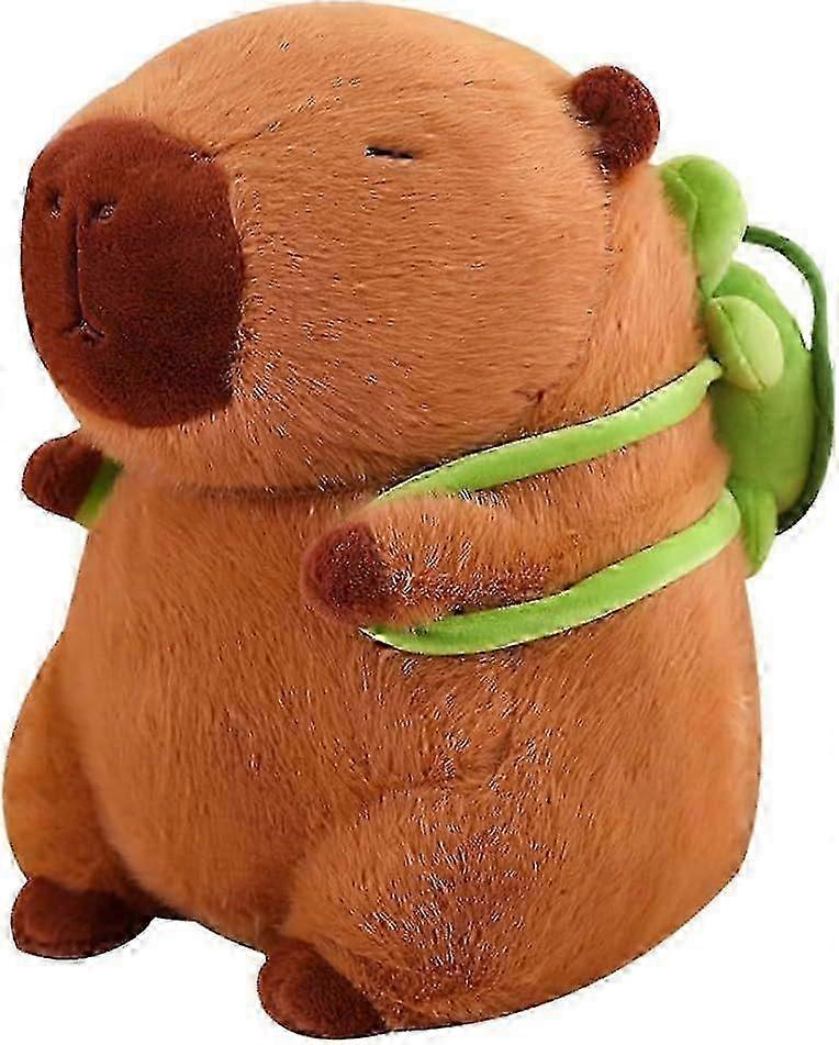 Cute Capybara Plush Toy capybara Plush with Turtle BackpackRealistic Soft Stuffed Animal 25cm Capybara Plush Toy Stuffed Capybara for Kids Gift 2025