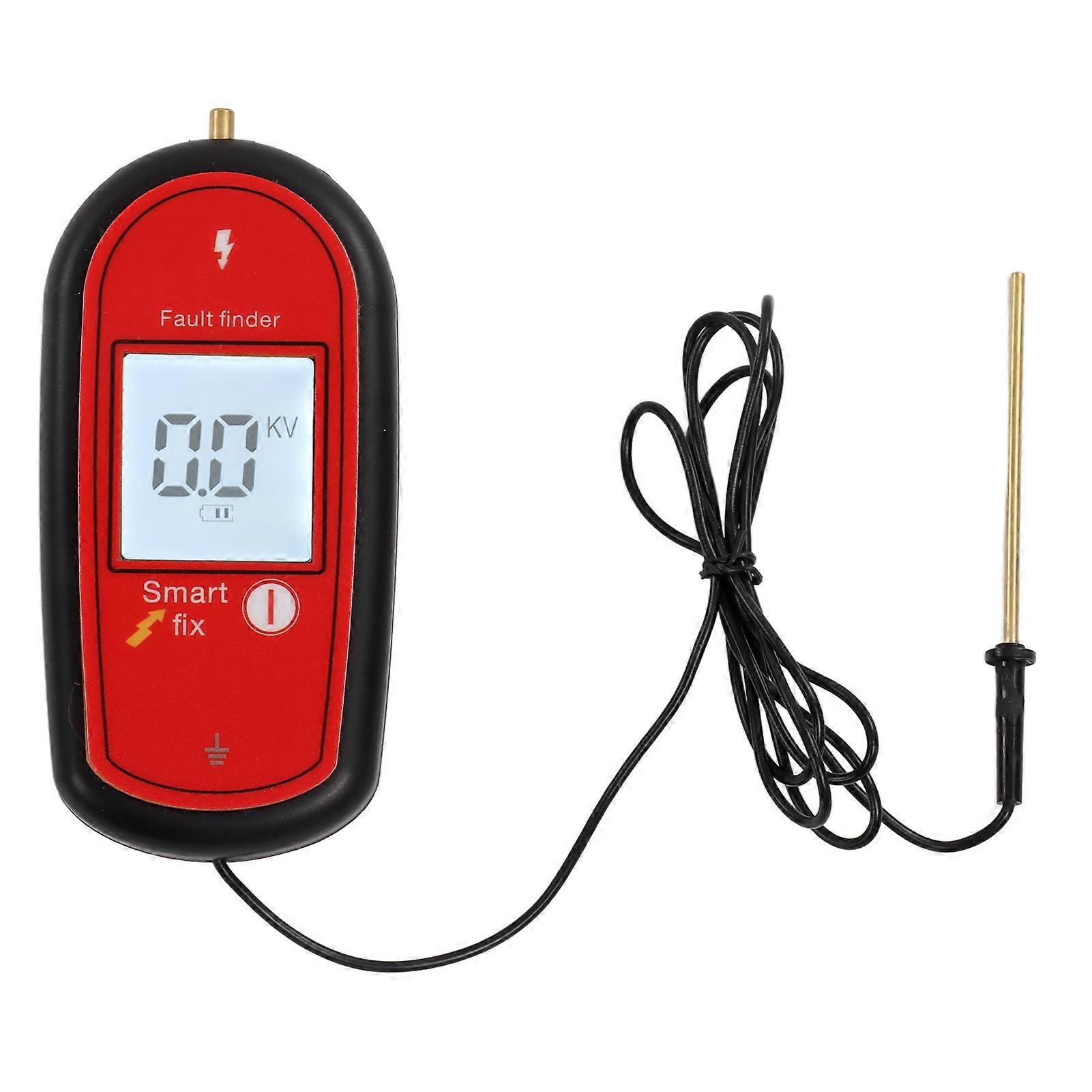 MLD 004F Digital Fence Voltage Tester 15KV LCD Screen Red