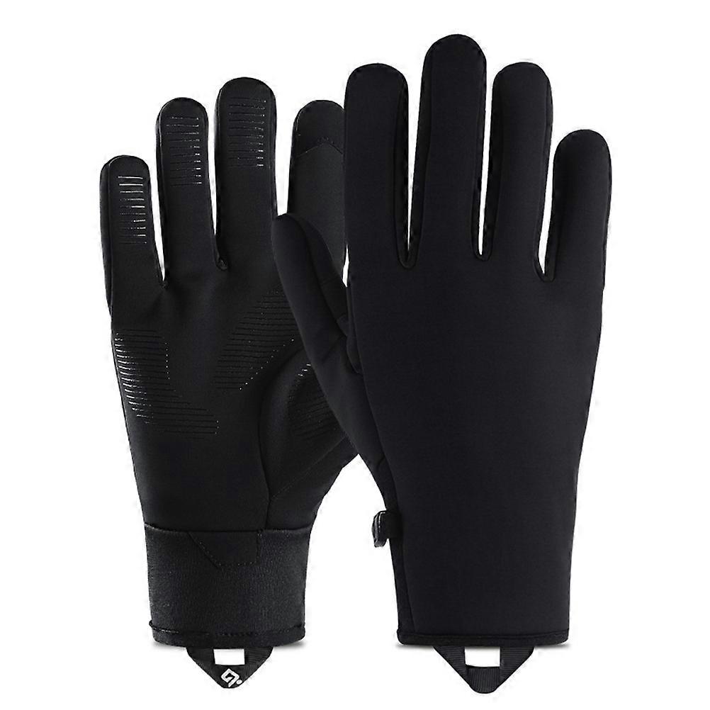 Unisex Winter Gloves for Touch Screen Use with Anti-Slip Silicone Strip