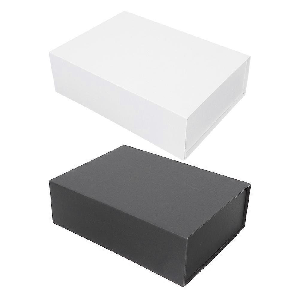 2Pcs Magnetic Clamshell Storage Box for Gift Storage with Paperboard Material