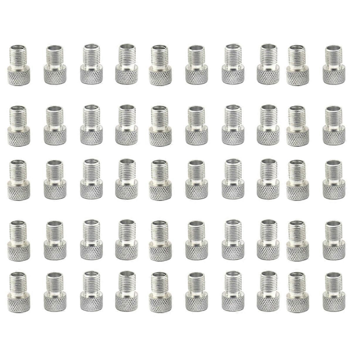 Aluminum Alloy Bicycle Valve Adapter,Bicycle Accessories Silver