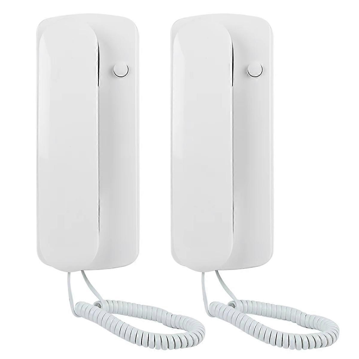 New Audio Walkie Talkie Non-Visual Walkie Talkie Wired Two Way Intercom Doorphone Audio Villa Home Office Nonvisual