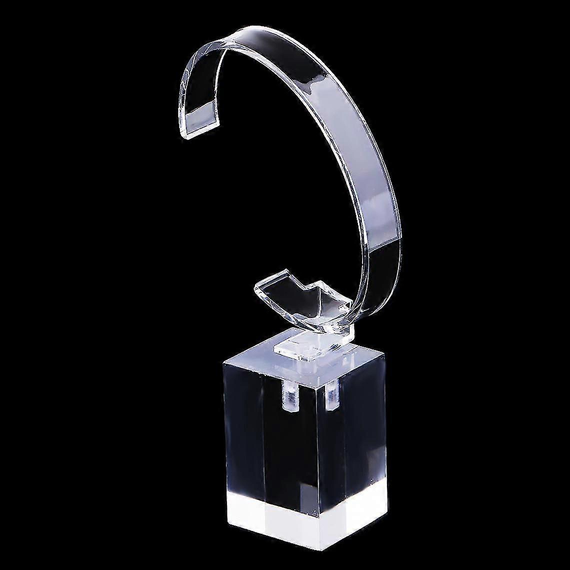 Modern Acrylic Watch Display Stand Holder Clear Trade Show Square-l
