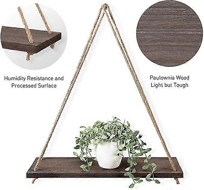 Wooden hanger floating shelf 50cm#4
