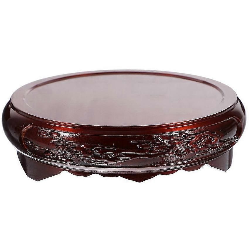 Copper Display Stand Round Pedestal Base for Censer Decor 12cm