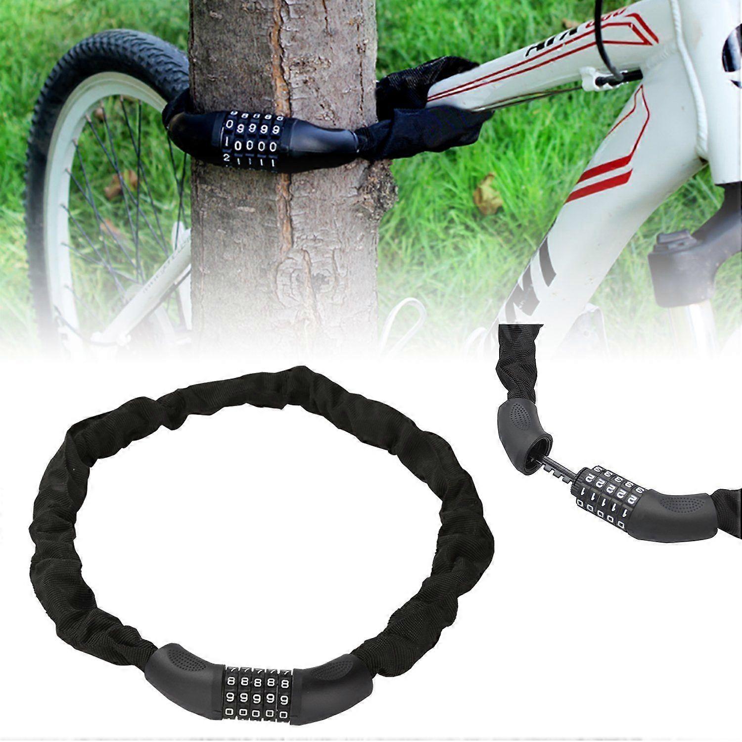 Chain lock bicycle lock combination lock for moped moped lock 90cm combination